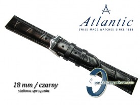 Pasek Atlantic 18mm czarny