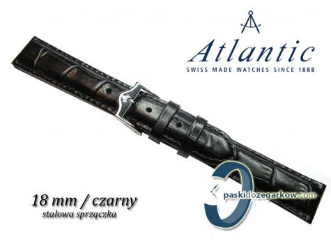 Pasek Atlantic 18mm czarny
