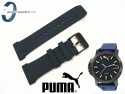 Pasek do PUMA PU103461005 gumowy granatowy 28 mm