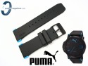 Pasek do PUMA PU102941002 czarny gumowy 28 mm
