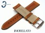 Pasek MORELLATO CEZANNE 22 mm brązowy skórzany