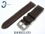 Pasek MORELLATO CEZANNE 20 mm ciemny brąz skórzany