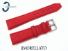 Pasek MORELLATO SOCCER skórzany wodoodporny czerwony