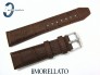 Pasek MORELLATO SOCCER skórzany wodoodporny brązowy