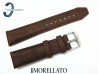 Pasek MORELLATO SOCCER skórzany wodoodporny brązowy