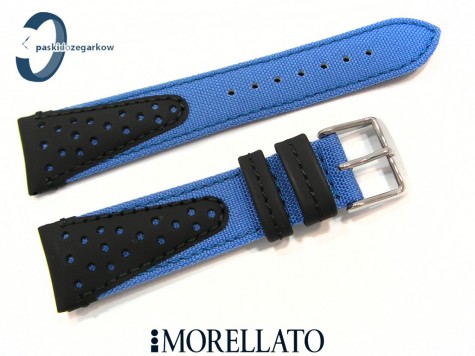 Pasek MORELLATO VOLLEY CORDURA skórzano-materiałowy wodoodporny