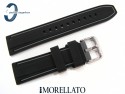 Pasek MORELLATO TARIM SILICONE 22 mm, czarno-szary