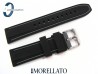 Pasek MORELLATO TARIM SILICONE czarno-szary