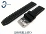 Pasek MORELLATO TARIM SILICONE czarno-szary