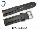Pasek MORELLATO MARINER 22 mm, gumowy, czarny