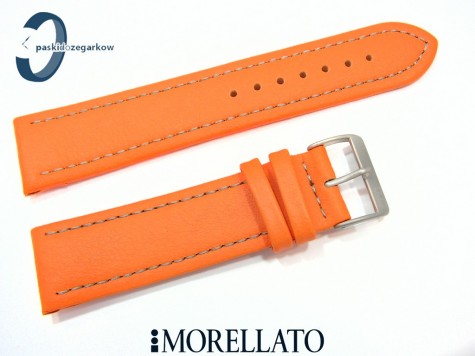 Pasek MORELLATO LORICA skórzany pomarańczowy