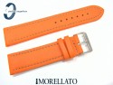 Pasek MORELLATO LORICA 22 mm skórzany pomarańczowy