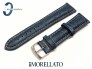 Pasek MORELLATO PLUS skórzany niebieski