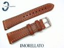 Pasek MORELLATO RAFFAELO 24 mm, skórzany, brązowy