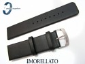 Pasek MORELLATO LARGE NAPPA 24 mm, skórzany, ciemny brąz