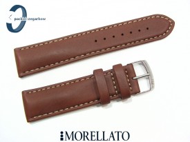 Pasek MORELLATO CASTAGNO skórzany 18 mm brązowy