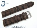 Pasek MORELLATO LARICE 20 mm brązowy skórzany