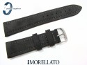 Pasek MORELLATO MELOGRANO 22 mm czarny skórzany