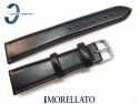 Pasek MORELLATO SYDNEY 18 mm skórzany czarny 