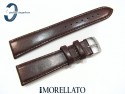 Pasek MORELLATO SYDNEY 20 mm skórzany ciemny brąz 