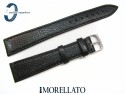 Pasek MORELLATO DUBLINO XL 18 mm czarny skórzany