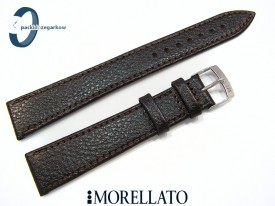 Pasek MORELLATO DUBLINO XL 18 mm ciemny brąz skórzany