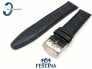 Pasek Festina F16872 skórzany granatowy 21 mm