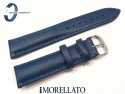 Pasek MORELLATO MUSA 18 mm granatowy skórzany