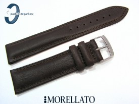 Pasek MORELLATO MUSA ciemny brąz skórzany