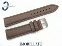 Pasek MORELLATO MUSA 18 mm brązowy skórzany