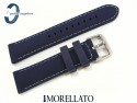  Pasek MORELLATO CAREZZA 24 mm silikonowy granatowy