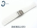 Pasek MORELLATO ISEO silikonowy biały 20 mm