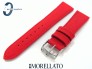 Pasek MORELLATO CORDURA materiałowo-skórzany czerwony 