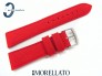 Pasek MORELLATO CORDURA materiałowo-skórzany czerwony 