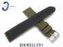 Pasek MORELLATO CORDURA materiałowo-skórzany zielony 