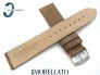 Pasek MORELLATO DELTA skórzany brązowy gliniany 