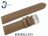 Pasek MORELLATO DELTA skórzany brązowy gliniany 