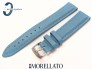 Pasek MORELLATO MUSA skórzany niebieski turkusowy 