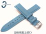 Pasek MORELLATO MUSA skórzany niebieski turkusowy 