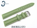 Pasek MORELLATO MUSA 16 mm zielony skórzany