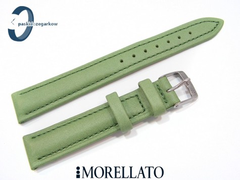 Pasek MORELLATO MUSA zielony skórzany
