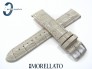 Pasek MORELLATO SAMBA skórzany szary 20 mm