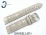 Pasek MORELLATO SAMBA skórzany szary 20 mm
