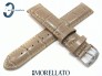 Pasek MORELLATO SAMBA skórzany beżowy 