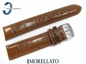 Pasek MORELLATO SAMBA skórzany brązowy 18 mm
