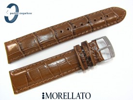 Pasek MORELLATO SAMBA skórzany brązowy 