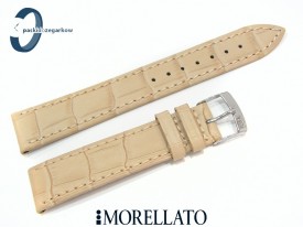 Pasek MORELLATO AUGUSTA skórzany beżowy 