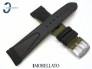 Pasek MORELLATO VOLLEY CORDURA skórzano-materiałowy wodoodporny czarno-zielony