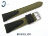 Pasek MORELLATO VOLLEY CORDURA skórzano-materiałowy wodoodporny czarno-zielony
