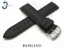 Pasek Morellato RACE czarny skórzany